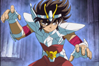 Seiya concentrant son cosmos