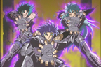 Camus, Saga et Shura, de face
