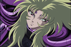 Shion accroupi au sol