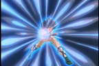 Seiya lançant les météores de Pégase