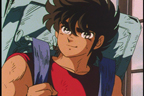 Seiya et l'armure de Pégase