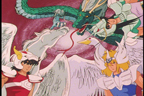 Seiya, Hyôga et Shiryû