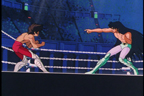 Shiryû et Seiya face à face