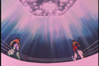 Seiya et Shiryû au centre de l'arène