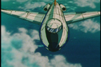l'avion menant au sanctuaire