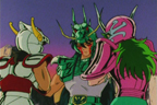 Shun, Seiya et Shiryû