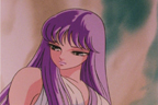 Saori jetant un regard à Seiya