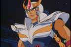 Ikki portant l'armure du Phénix