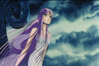 Saori sur le bateau d'Odin