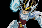 Seiya dans sa nouvelle armure
