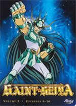 La pochette du second DVD US de Saint Seiya