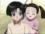 Yuzuriha à l'école