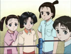 Yuzuriha et ses amis