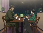 Kusanagi et Yuzuriha, mangeant une glace