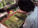 La réalisation des décors - La forêt de Princess Mononoke