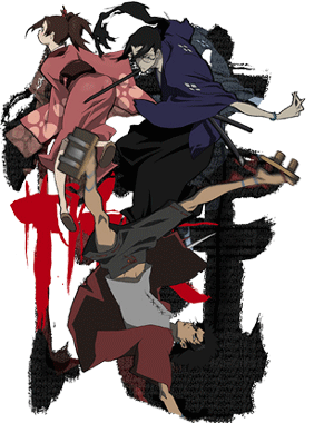 Samurai Champloo - Jin, Fuu et Mugen